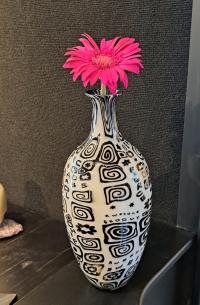 Text PC Vase by Jeff Holmwood